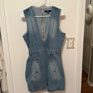 Missguided denim dress
